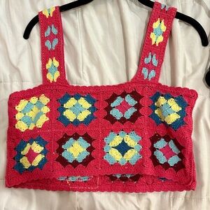 Crochet Crop Tank Top